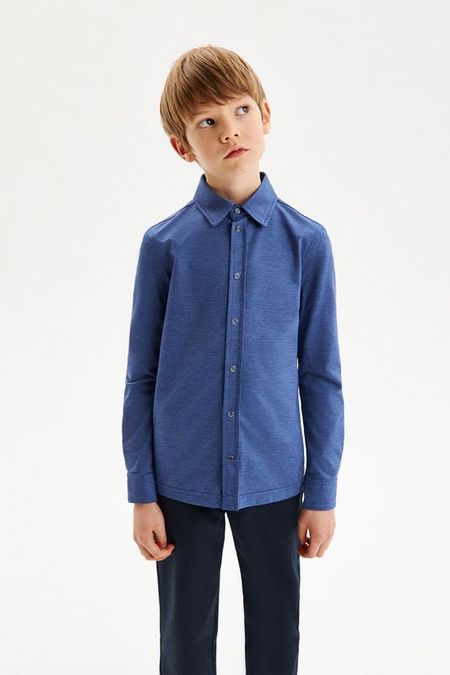 Рубашка трикотажная на кнопках Silver Spoon 5990₽