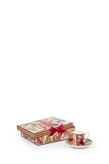 Набор из 2 чайных пар из фарфора в подарочной упаковке COINCASA 5990₽