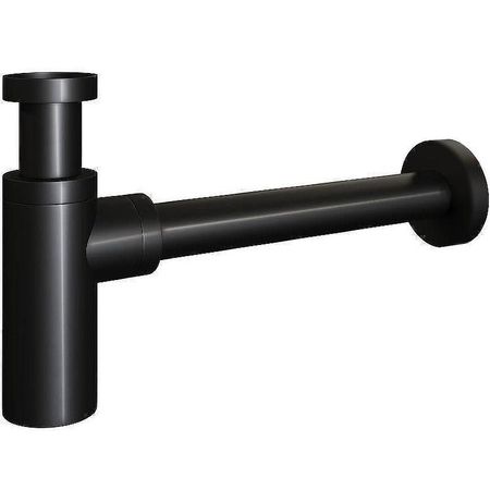 Сифон для раковины CeramaLux C-058BBC-054GB Черный глянцевый 3950₽