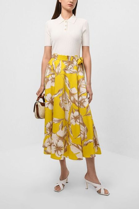 Юбка миди с цветочным принтом TWINSET 9560₽