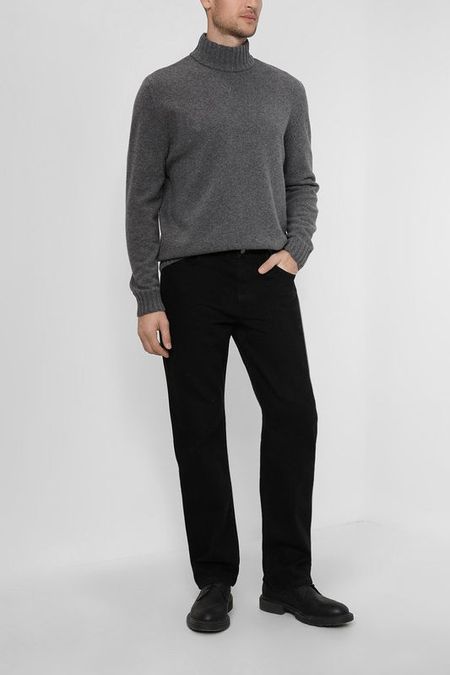 Однотонные брюки из хлопка MARCO DI RADI 2500₽