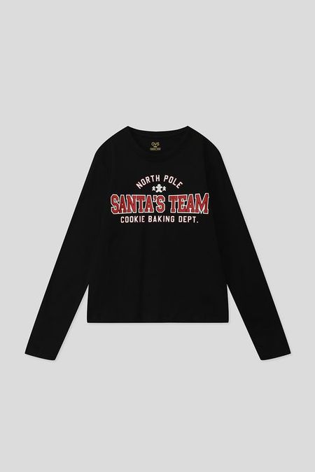 Хлопковый лонгслив с принтом OVS 352₽