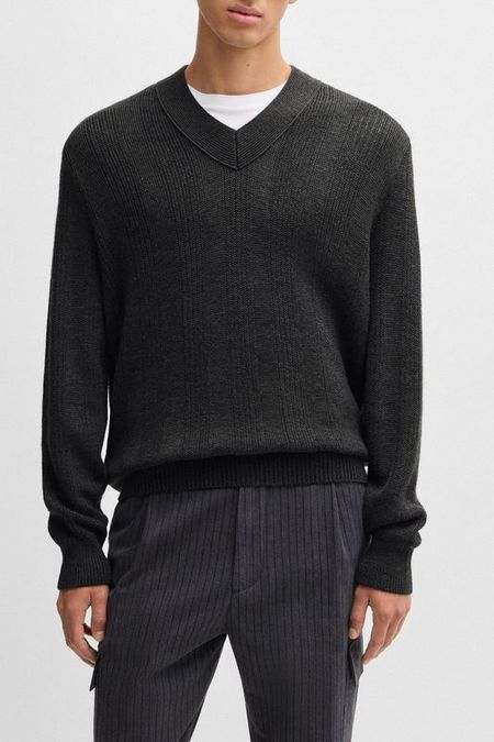 Пуловер V-вырез BOSS 20890₽