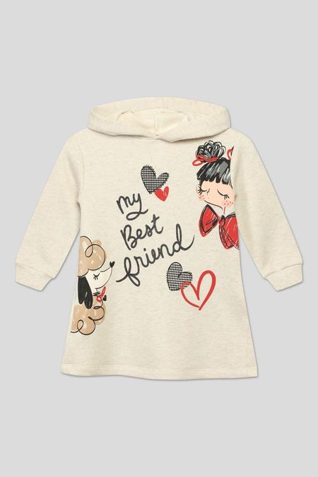 Хлопковое платье с капюшоном Mayoral 2390₽