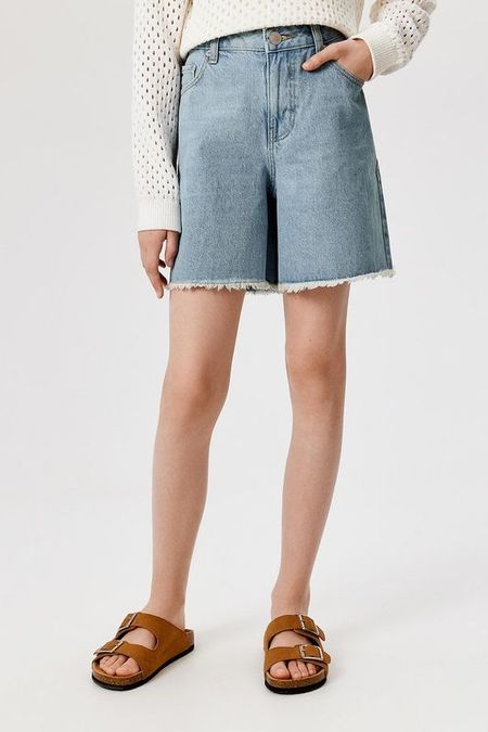 Шорты джинсовые с необработанным краем ACOOLA 1260₽