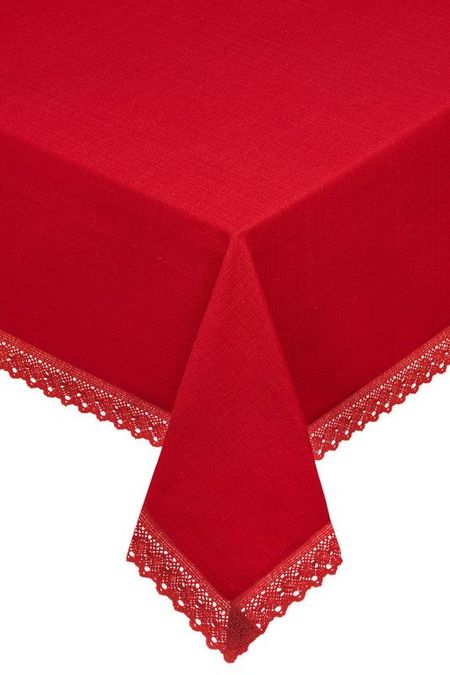 Хлопковая скатерть Pizzo Rosso COINCASA 7790₽