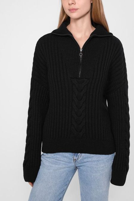 Пуловер с воротником на молнии BELUCCI 3280₽