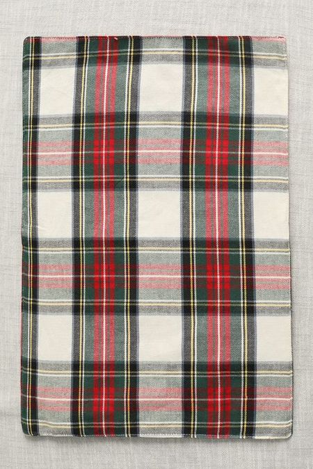 Настольный коврик с принтом Tartan White COINCASA 690₽