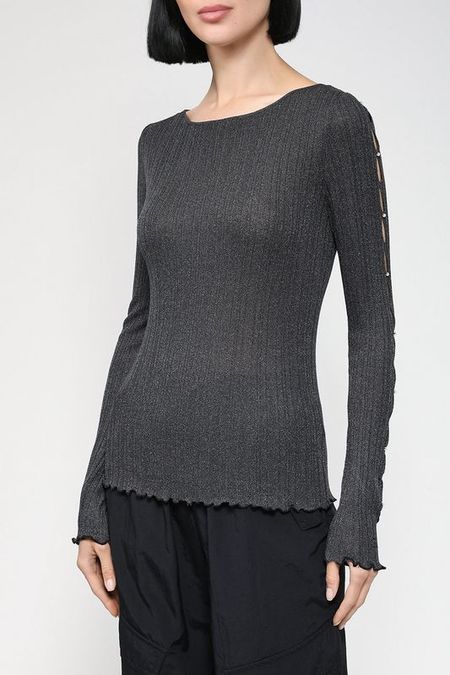 Пуловер с О-вырезом с разрезами на рукавах Guess 4160₽