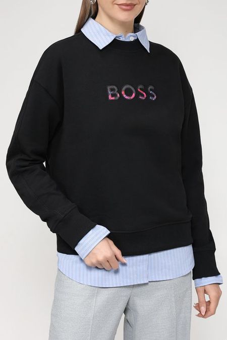 Свитшот из смесового хлопка BOSS 9490₽