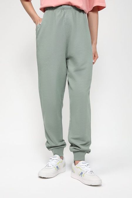 Хлопковые брюки джерси REEBOK 3490₽