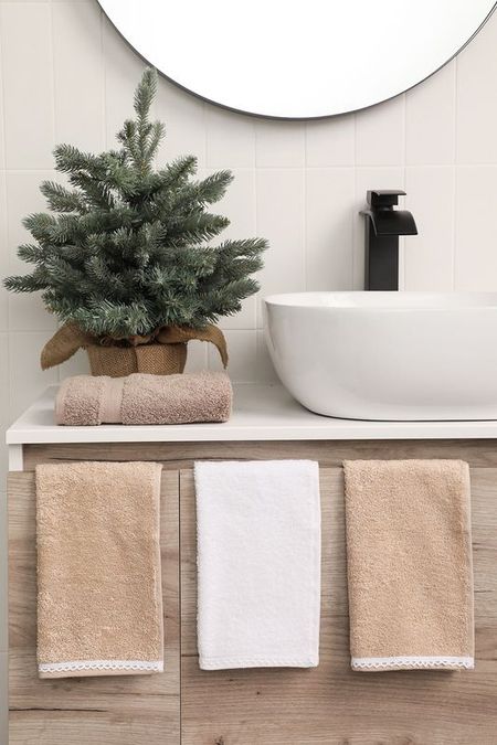 Набор из трех хлопковых полотенец с принтом COINCASA 1590₽