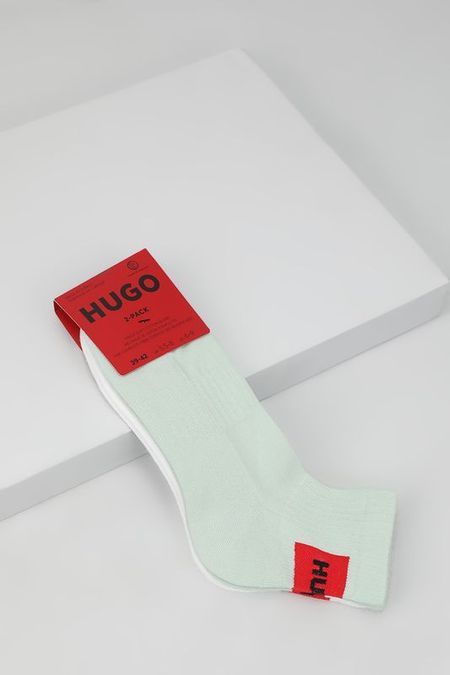 Набор из 2 пар хлопковых укороченных носков HUGO 1642₽