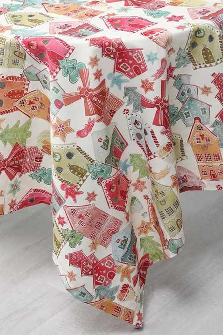 Скатерть хлопковая с принтом Gingerbread COINCASA 2045₽