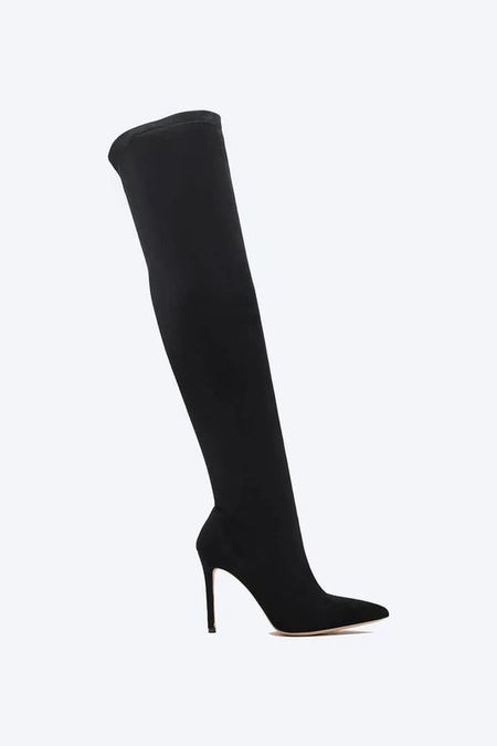 Ботфорты с высоким голенищем велюровые VITACCI 6510₽