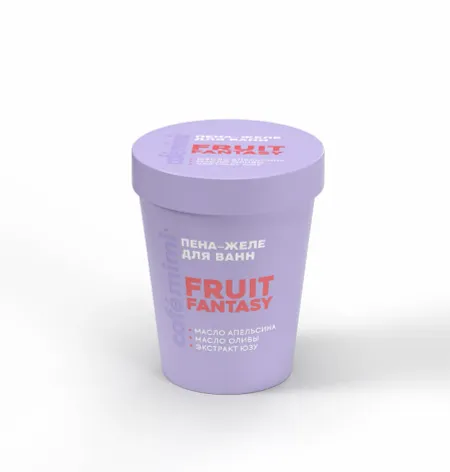 Пена-желе для ванн FRUIT FANTASY, стакан 200мл CAFE MIMI COLOURS