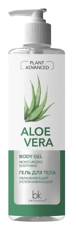 Plant Advanced Aloe Vera Гель для тела увлажняющий успокаивающий 490г BelKosmex
