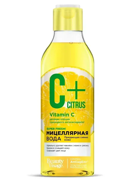 C+Citrus Мицеллярная вода с омолаживающим комплексом AntiagEnz 245 мл. ФИТОкосметик