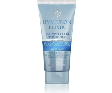 Hyaluron Elixir Гиалуроновый крем для лица дневной уход 50 г