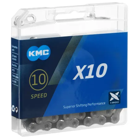 Цепь kmc x10, 10 скоростей, 116 звеньев