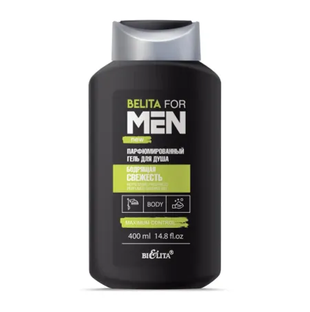 Belita For Men Гель для душа Парфюмированный Бодрящая свежесть 400мл