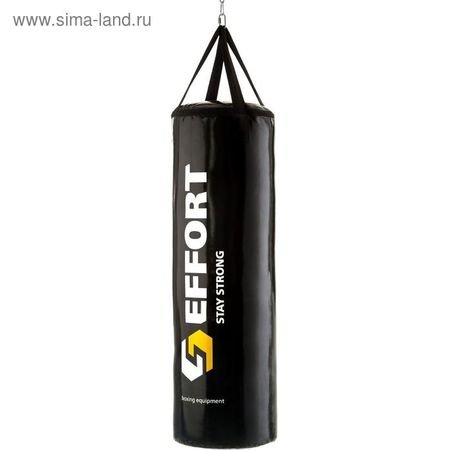 Боксёрский мешок EFFORT MASTER, 150 см, вес 53 кг, d=35 см, тент, на ременной ленте