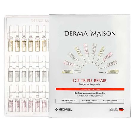 Набор антивозрастных ампул Medi-Peel Derma Maison EGF Triple Repair Ampoule