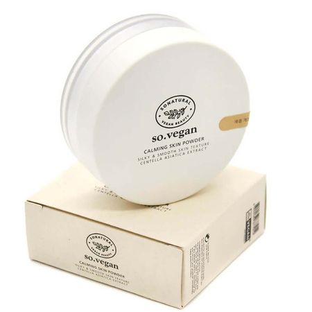 Фиксирующая успокаивающая пудра So Natural So Vegan Calming Skin Powder