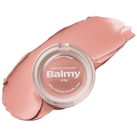 Кремовые румяна с бархатным финишем alternative stereo Balmy Cream Cheek 00 Nudy Apricot
