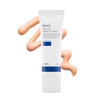 CC-крем с маслом чайного дерева для проблемной и жирной кожи Apieu Nonco Tea Tree Tinted CC Cream