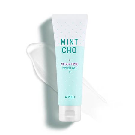 Матирующий финишный гель для лица с экстрактом мяты Apieu Mintcho Sebum Free Finish Gel