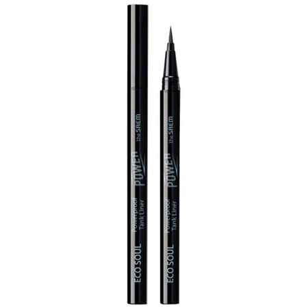 Лайнер-подводка для глаз The Saem Eco Soul Power Proof Tank Liner 01 Black