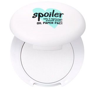 Матирующая компактная пудра Tony Moly Spoiler Oil Paper Pact 01. Cotton White - Хлопковая белая пудра