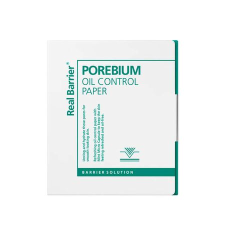 Матирующие салфетки от жирного блеска с мятой Real Barrier Porebium Oil Control Paper