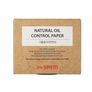 Матирующие салфетки для лица The Saem Natural Oil Control Paper