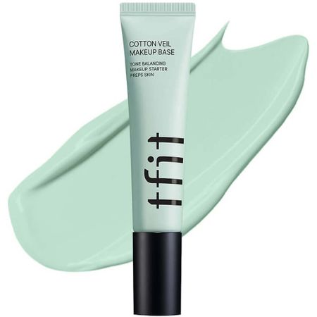 Тонирующая база под макияж TFIT Cotton Veil Makeup Base 01 Pure Green