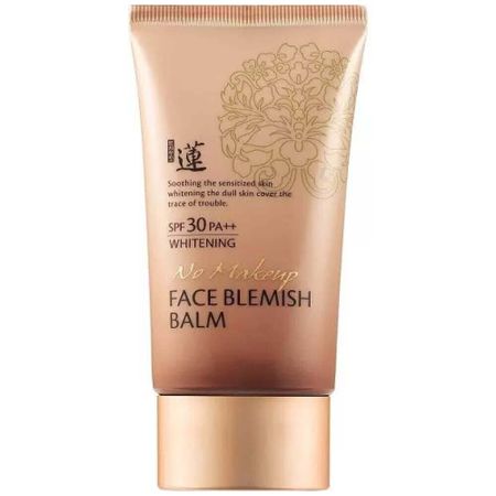 Омолаживающий ББ-крем Welcos Lotus BB No Make Up Face Blemish Balm SPF30 PA++