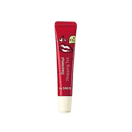 Плёночный тинт-тату для губ The Saem Saemmul Wrapping Tint Real Red (RD02) - красный