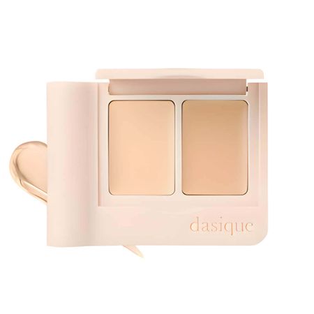 Палетка консилеров с кистью Dasique Pro Cover Dual Concealer Palette 17 Fair