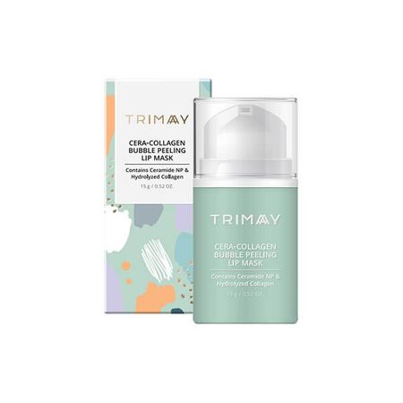 Пузырьковая пилинг-маска для губ Trimay Cera-Collagen Bubble Peeling Lip Mask