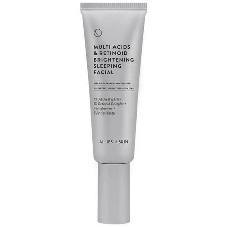 Ночной мультикислотный пилинг Allies Of Skin Multi Acids Retinoid Brightening Sleeping Facial