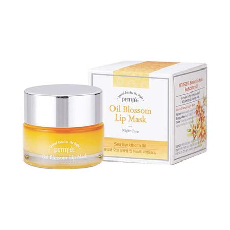 Ночная маска для губ с маслом облепихи Petitfee Oil Blossom Lip Mask Sea Buckthorn Oil