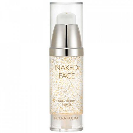Праймер-сыворотка для сияния кожи с золотом Holika Holika Naked Face Gold Serum Primer