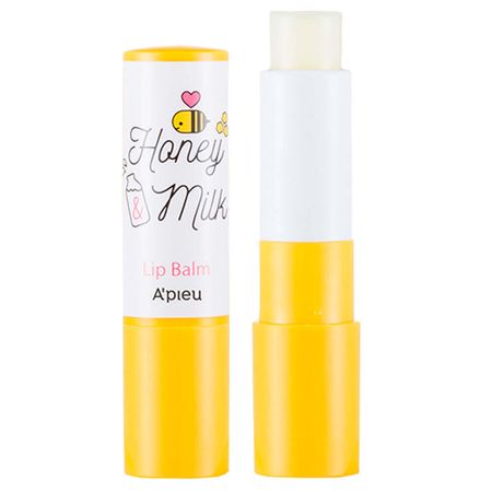 Питательный молочно-медовый бальзам для губ A'pieu Honey & Milk Lip Balm