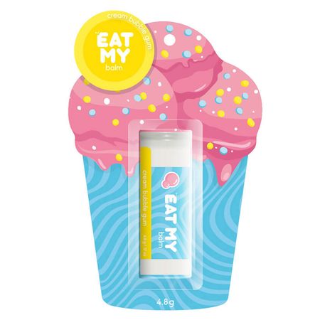 Бальзам для губ EAT MY Balm Cream Bubble Gum - «Сливочный бабл гам»