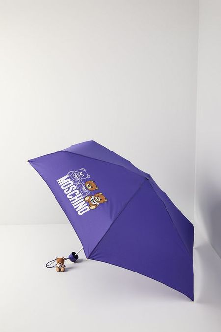 Зонт механический с принтом Scribble bears Moschino 8390₽