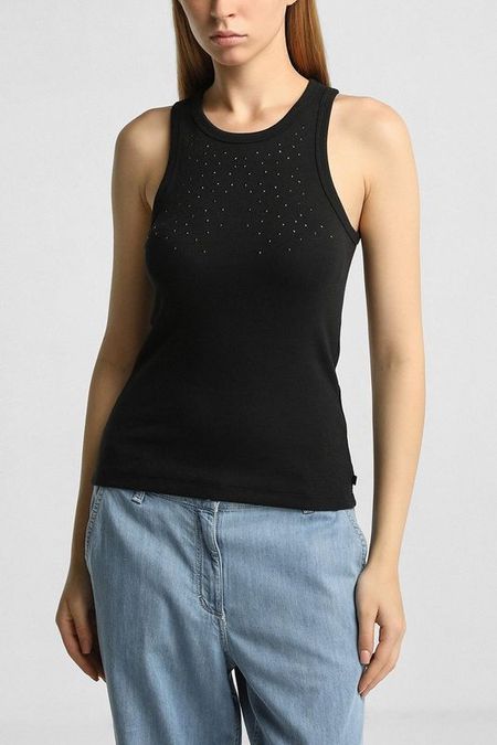 Майка хлопковая со стразами sOliver 1830₽