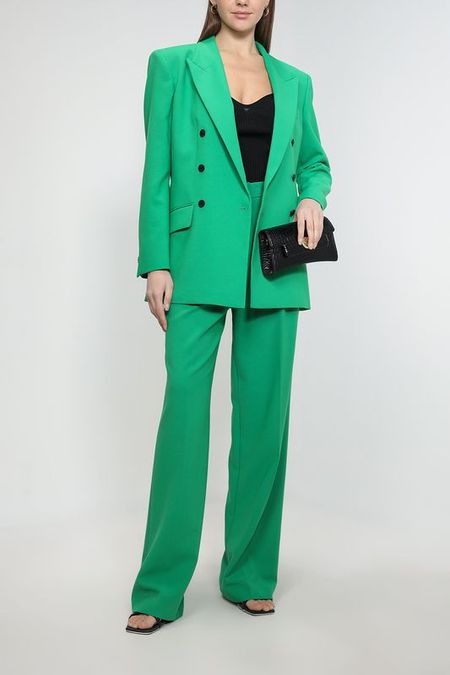 Брюки свободного кроя с широкими штанинами HUGO 9340₽