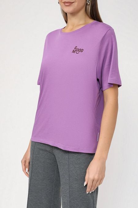 Хлопковая футболка с принтом Marc OPolo 2630₽