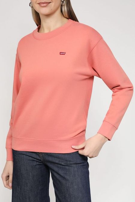 Хлопковый свитшот с логотипом бренда LEVIS 3950₽